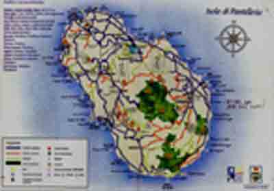 Pantelleria mappa